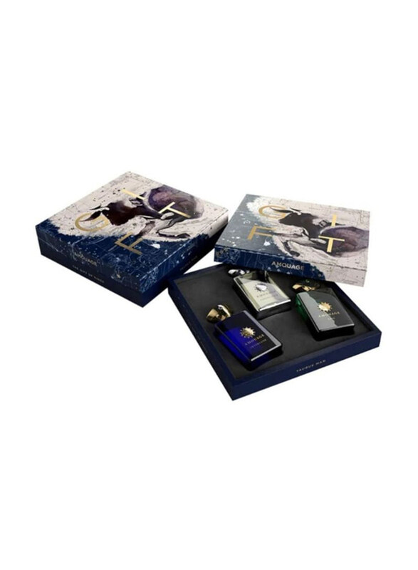 Amouage 3-Piece Gift Set for Men, 3 x 100ml Interlude + Reflection + Epic EDP Perfume
Amouage 3-Piece Gift Set for Men, 3 x 100ml Interlude + Reflection + Epic EDP Perfume