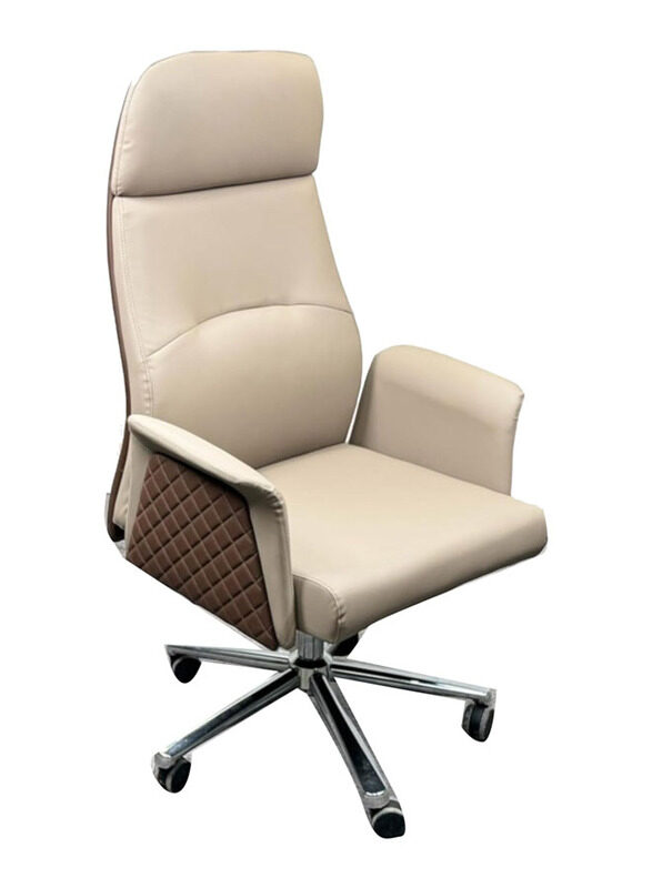 Karnak Steel Structure PU Leather 360 Swivel Boss Executive Office Chair, Beige/Brown
Karnak Steel Structure PU Leather 360 Swivel Boss Executive Office Chair, Beige/Brown
