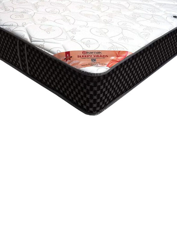 Karnak Sleepy Heads Reversible Bonnell Spring Mattress Medium Feel, King, White/Black
Karnak Sleepy Heads Reversible Bonnell Spring Mattress Medium Feel, King, White/Black