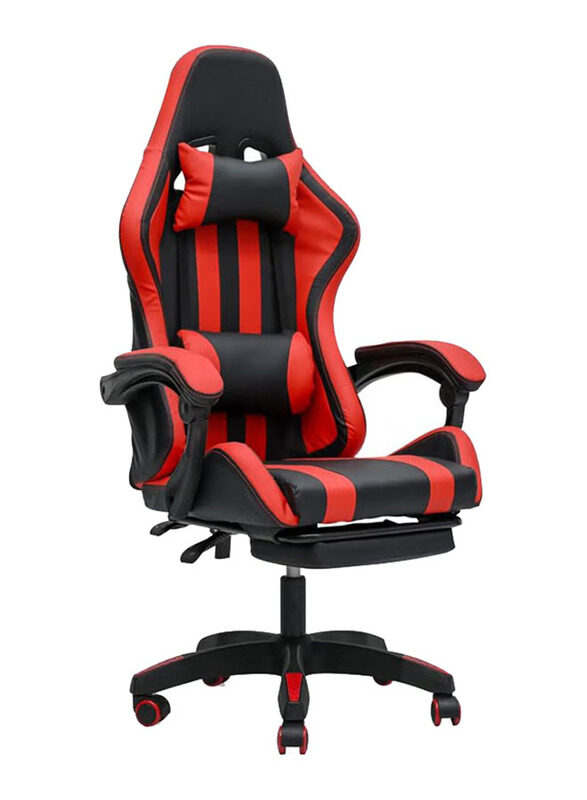 Karnak Ergonomic Leather Gaming Chair with Headrest, Lumbar Support & Footrest, 30FR, Black/Red
Karnak Ergonomic Leather Gaming Chair with Headrest, Lumbar Support & Footrest, 30FR, Black/Red