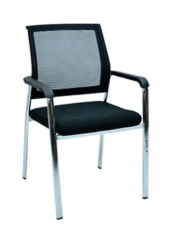 Karnak Visitors Mesh Guest Chair with Mesh Upholstery and Breathable Fabric, Black
Karnak Visitors Mesh Guest Chair with Mesh Upholstery and Breathable Fabric, Black