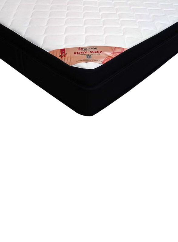 Karnak Royal Sleep Euro Top Bonnell Spring Mattress Medium Firm Feel, King, White/Black
Karnak Royal Sleep Euro Top Bonnell Spring Mattress Medium Firm Feel, King, White/Black