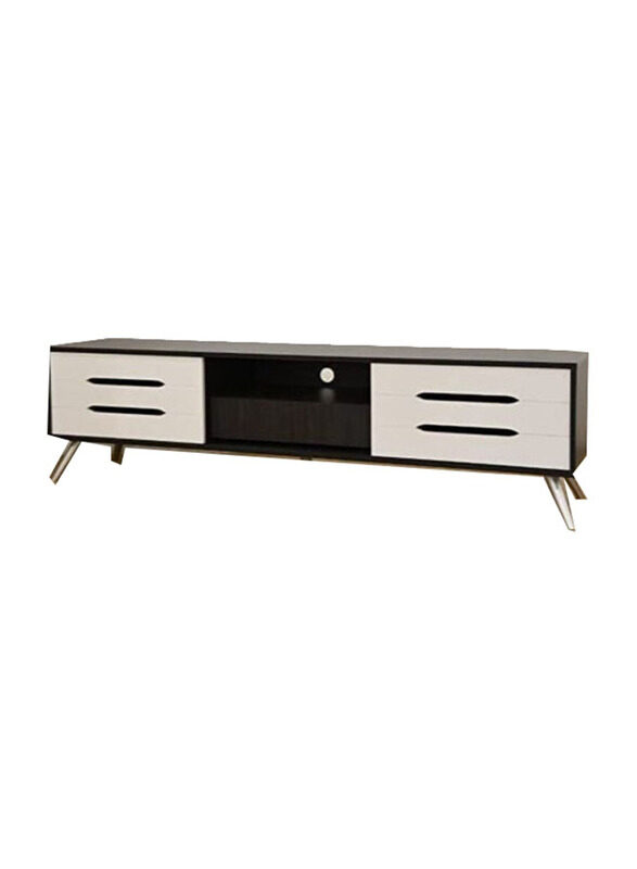 Karnak Wooden Modern TV Table Stand with Storage Shelves Drawers, KM180, White/Brown
Karnak Wooden Modern TV Table Stand with Storage Shelves Drawers, KM180, White/Brown