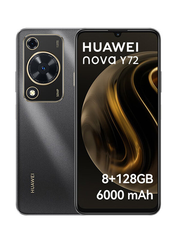 Huawei nova Y72 128GB Black, 8GB RAM, 4G, Dual Sim Smartphone, Middle East Version
Huawei nova Y72 128GB Black, 8GB RAM, 4G, Dual Sim Smartphone, Middle East Version