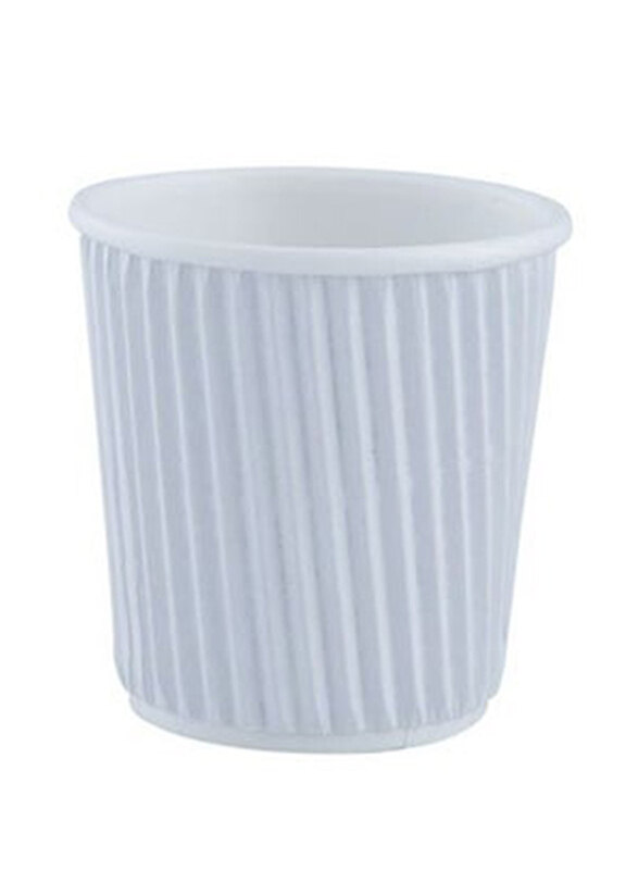 Generic 4oz 250-Pieces Heavy Duty Disposable Ripple Paper Cups For Tea Coffee and Cool Drinks, White
Generic 4oz 250-Pieces Heavy Duty Disposable Ripple Paper Cups For Tea Coffee and Cool Drinks, White
