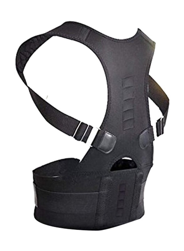 Generic Men Posture Corrector Magnetic Therapy Adjustable Shoulder Belt, Medium, Black
Generic Men Posture Corrector Magnetic Therapy Adjustable Shoulder Belt, Medium, Black