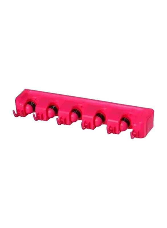 As Seen On Tv 5-Position with 6-Hooks Wall Mounted Mop Broom Holder Tools Storage Hanger Rack, Pink
As Seen On Tv 5-Position with 6-Hooks Wall Mounted Mop Broom Holder Tools Storage Hanger Rack, Pink