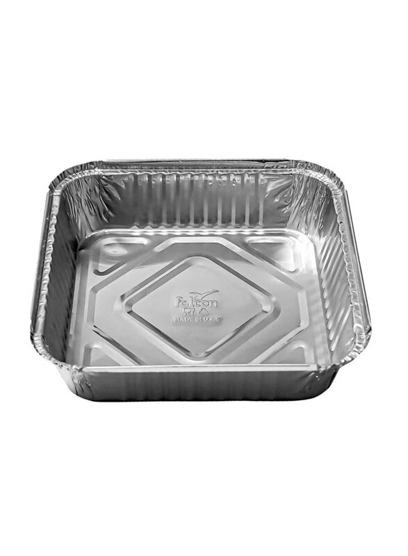 Generic Disposable Aluminium Rectangle Food Storage Container with Lid, Silver
Generic Disposable Aluminium Rectangle Food Storage Container with Lid, Silver