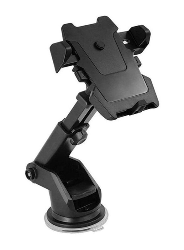Generic As Seen On Tv 3 in 1 Car Phone Holder for Dashboard/Vent/Windshield with 360° Rotation, Arms & Hight adjustable Stable Car Phone Holder, Black
Generic As Seen On Tv 3 in 1 Car Phone Holder for Dashboard/Vent/Windshield with 360° Rotation, Arms & Hight adjustable Stable Car Phone Holder, Black