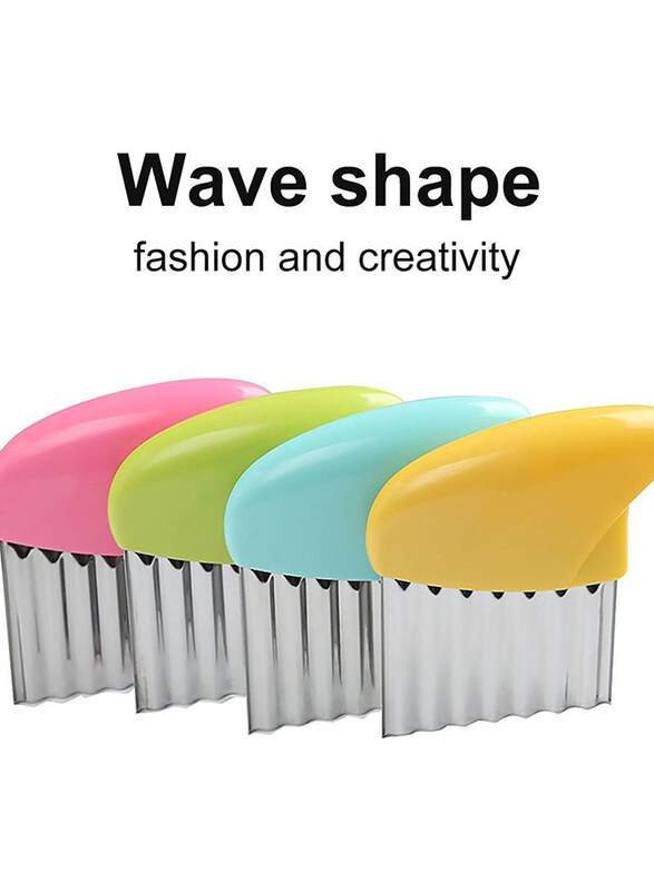 Generic 4-Pieces Stainless Steel Fruit and Vegetable Wavy Cutter, Multicolour
Generic 4-Pieces Stainless Steel Fruit and Vegetable Wavy Cutter, Multicolour