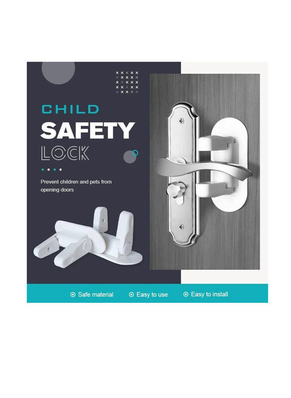 As Seen On TV Child Safety Anti Lost Protection Toddler Door Handle Lever Lock, White
As Seen On TV Child Safety Anti Lost Protection Toddler Door Handle Lever Lock, White