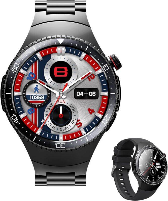 Blaktron Zenith Z1 Smart Watch for Men - 1.43" AMOLED Display, Fitness Tracker, Bluetooth Calling, Health Monitor, Water Resistant, Long Battery Life,
Blaktron Zenith Z1 Smart Watch for Men - 1.43" AMOLED Display, Fitness Tracker, Bluetooth Calling, Health Monitor, Water Resistant, Long Battery Life,