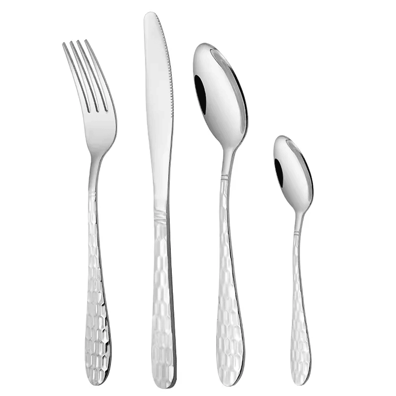 MAAC Home Sophisticated Silver Cutlery Set of 8 Luxurious Elegant Durable and Classic Premium Design Cutlery Set Perfect for everyday use, and get tog
MAAC Home Sophisticated Silver Cutlery Set of 8 Luxurious Elegant Durable and Classic Premium Design Cutlery Set Perfect for everyday use, and get tog