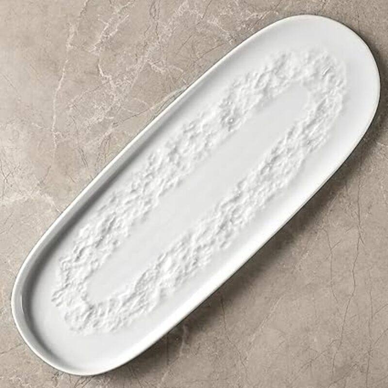 MAAC Home Coral White Classic Oblong Plate Elegant Durable and Classic design Perfect for Family Everyday Use, and Family Get- Together, Restaurant,
MAAC Home Coral White Classic Oblong Plate Elegant Durable and Classic design Perfect for Family Everyday Use, and Family Get- Together, Restaurant,