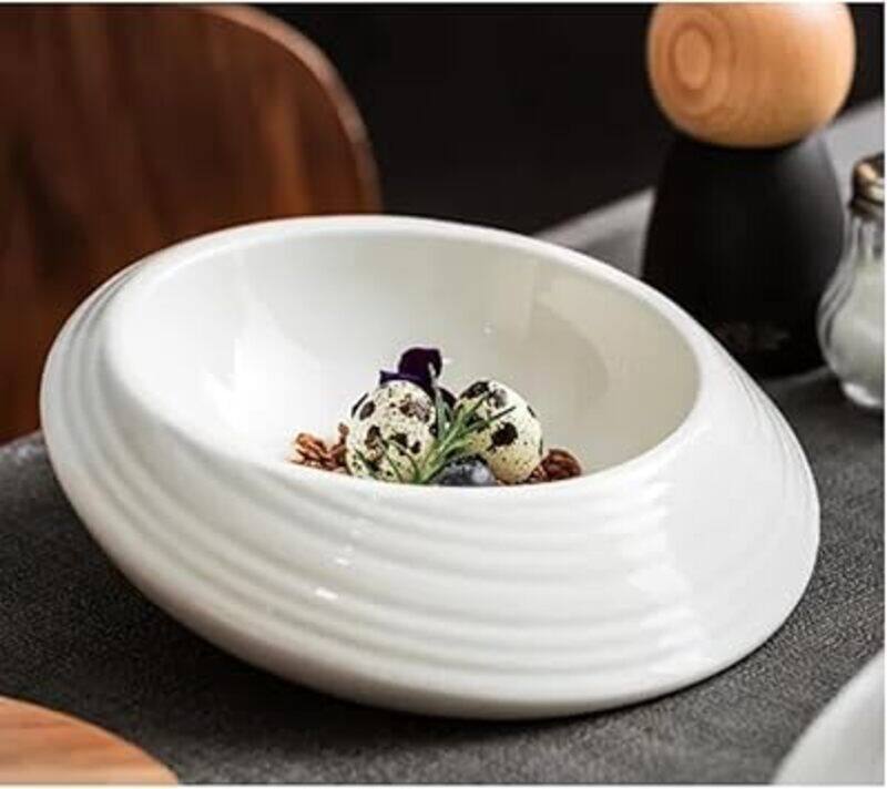 MAAC Home Whimsical Sculpted Creative Swirl Sensation Tilted Serving Bowls Elegant Durable and Classic design Perfect for Everyday Use, Get- Together,
MAAC Home Whimsical Sculpted Creative Swirl Sensation Tilted Serving Bowls Elegant Durable and Classic design Perfect for Everyday Use, Get- Together,