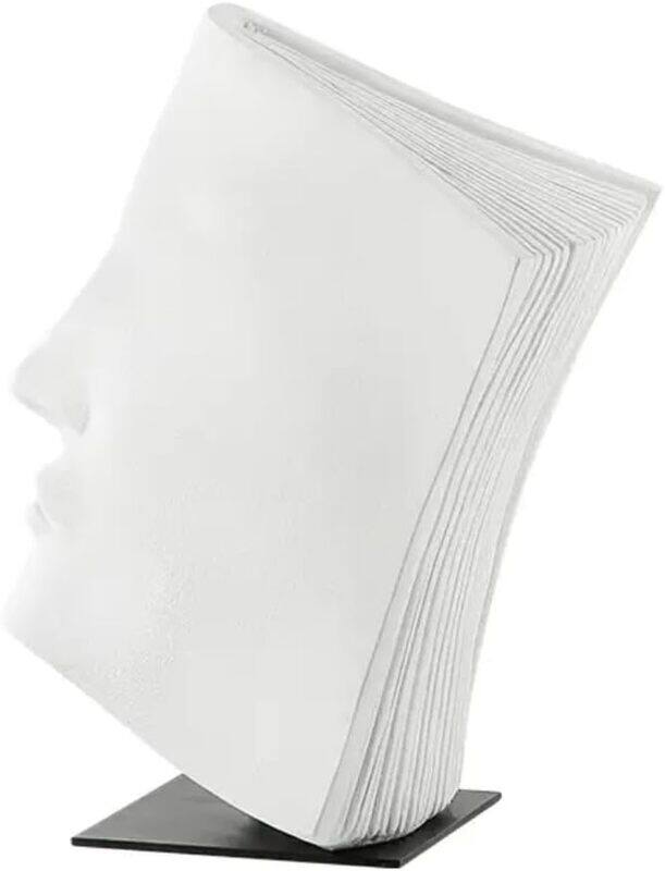 MAAC Home Abstract Art Desk Decoration White Sculpture of Face Book Figures Modern Abstract Stylish Showpiece Tabletop Sculpture for Living room, Room
MAAC Home Abstract Art Desk Decoration White Sculpture of Face Book Figures Modern Abstract Stylish Showpiece Tabletop Sculpture for Living room, Room