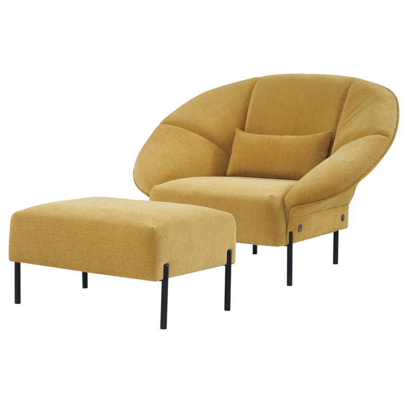 MAAC Home Chiba - Fabric Upholstered Chair - Only Ottoman - Tufted Accent Living Room Armed Chair with Soft Seat and Armrests For Indoor Seating
MAAC Home Chiba - Fabric Upholstered Chair - Only Ottoman - Tufted Accent Living Room Armed Chair with Soft Seat and Armrests For Indoor Seating