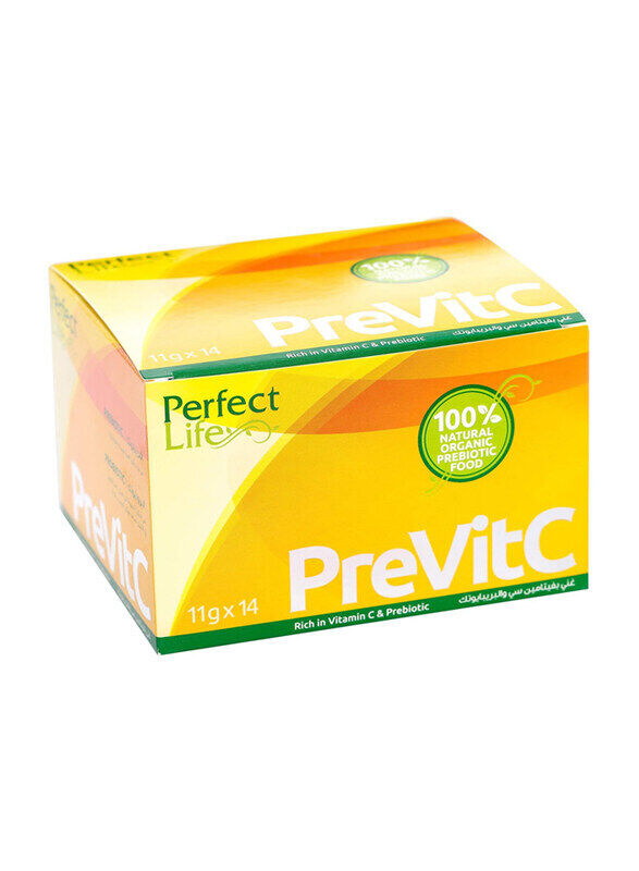 Perfect Life Previtc Natural Vitamin C With Prebiotic, Box Of 14 Pieces (11g X 14)
Perfect Life Previtc Natural Vitamin C With Prebiotic, Box Of 14 Pieces (11g X 14)