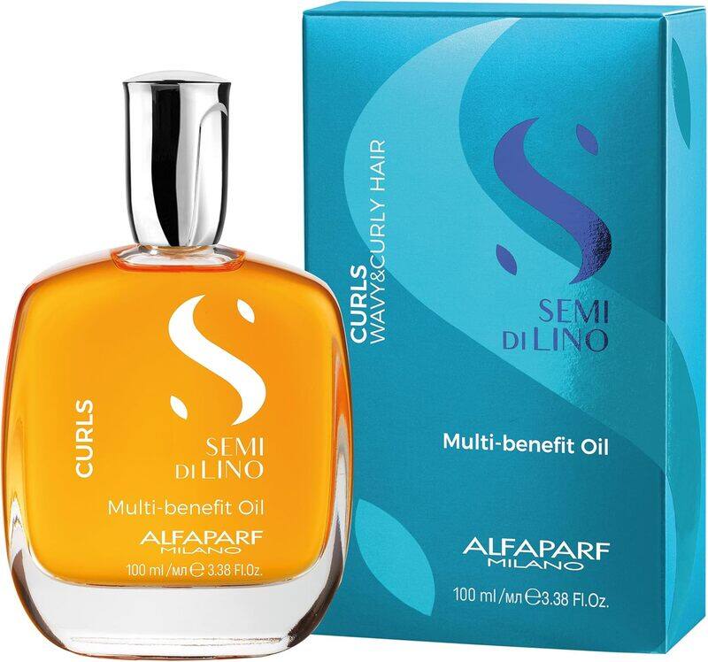 Alfaparf Milano Semi Di Lino Curls Multi-Benefit Oil for Wavy and Curly Hair,100 ml/3.38 Fl.Oz
Alfaparf Milano Semi Di Lino Curls Multi-Benefit Oil for Wavy and Curly Hair,100 ml/3.38 Fl.Oz
