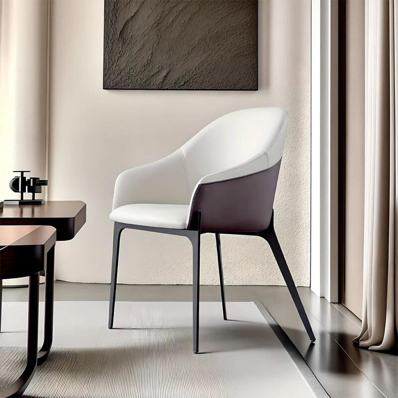 Neo Front Modern Dining Chair with PU Leather and Steel Foot Tripod, DB-CY2526, Beige
Neo Front Modern Dining Chair with PU Leather and Steel Foot Tripod, DB-CY2526, Beige