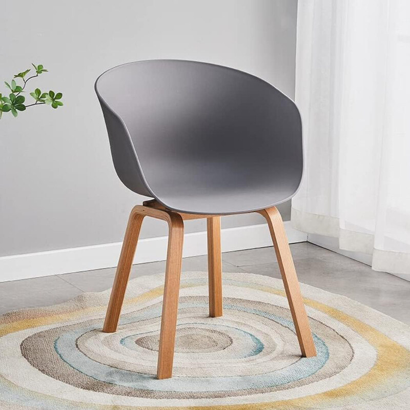 Neo Front Multi Purpose PP Chair with Solid Wood Base with a Stylish Look and Comfortable Seat Rest, Grey/Brown
Neo Front Multi Purpose PP Chair with Solid Wood Base with a Stylish Look and Comfortable Seat Rest, Grey/Brown