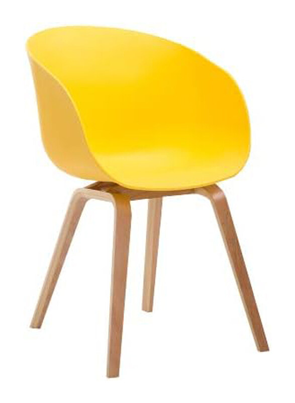 Neo Front Multi Purpose PP Chair with Solid Wood Base with a Stylish Look and Comfortable Seat Rest, Yellow/Brown
Neo Front Multi Purpose PP Chair with Solid Wood Base with a Stylish Look and Comfortable Seat Rest, Yellow/Brown