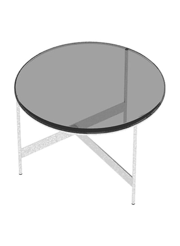 Neo Front Corner Table with European Gray Transparent Tempered Glass and Artistic Modeling Mirror Stainless Steel, FS920, Multicolour
Neo Front Corner Table with European Gray Transparent Tempered Glass and Artistic Modeling Mirror Stainless Steel, FS920, Multicolour