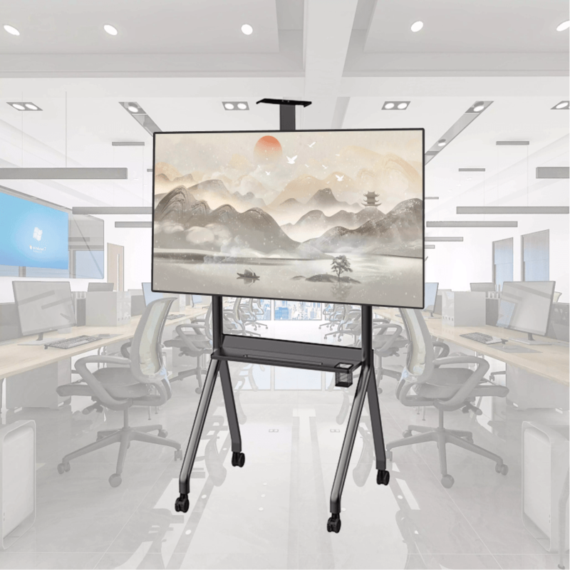 Not Applicable BEETEC TF-RG12B Mobile TV Cart for 55-120 Inch TVs up to 180 kg, VESA Compatible up to 1100x600 mm, Versatile Rolling Floor Stand for Offices and Exhi
Not Applicable BEETEC TF-RG12B Mobile TV Cart for 55-120 Inch TVs up to 180 kg, VESA Compatible up to 1100x600 mm, Versatile Rolling Floor Stand for Offices and Exhi