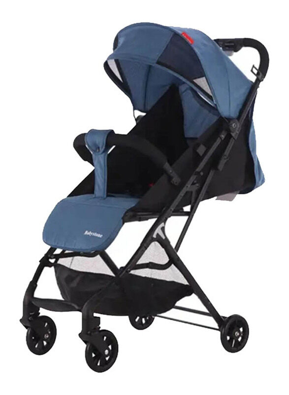 Babystone Double Fold Trolly Stroller Pram With 5 Point Safety Harness Ezy Fold, Extended Canopy, T1, Blue
Babystone Double Fold Trolly Stroller Pram With 5 Point Safety Harness Ezy Fold, Extended Canopy, T1, Blue