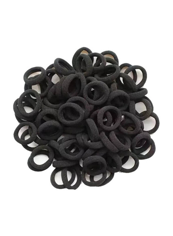 Generic Baby Hair Ties For Girls And Kids Soft Premium Cotton Mini Hair Elastic Rubber Bands, 100 Pieces, Black
Generic Baby Hair Ties For Girls And Kids Soft Premium Cotton Mini Hair Elastic Rubber Bands, 100 Pieces, Black
