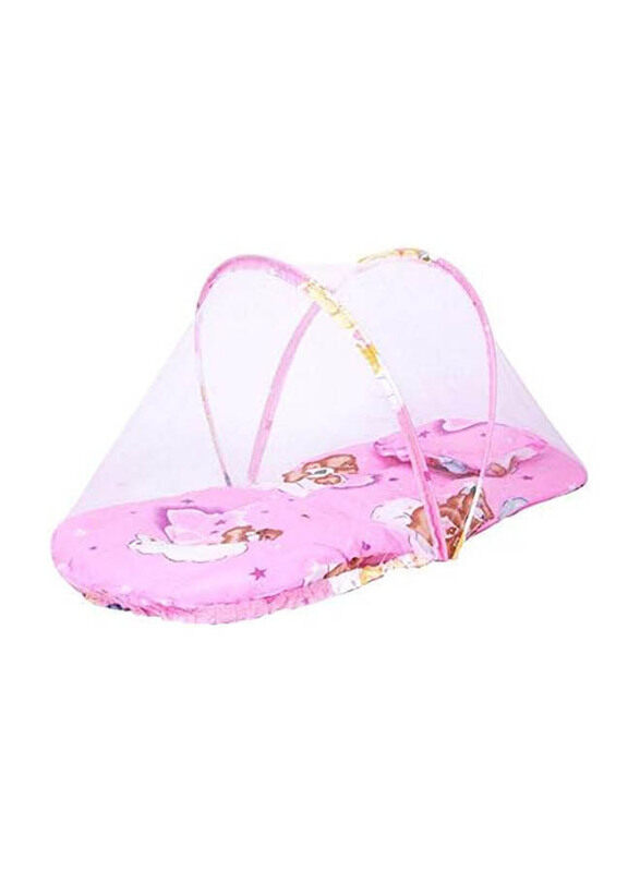 Generic Portable Folding Cot Newborn Baby Children's Bed with Pillow Mat and Mosquito Net, Pink
Generic Portable Folding Cot Newborn Baby Children's Bed with Pillow Mat and Mosquito Net, Pink