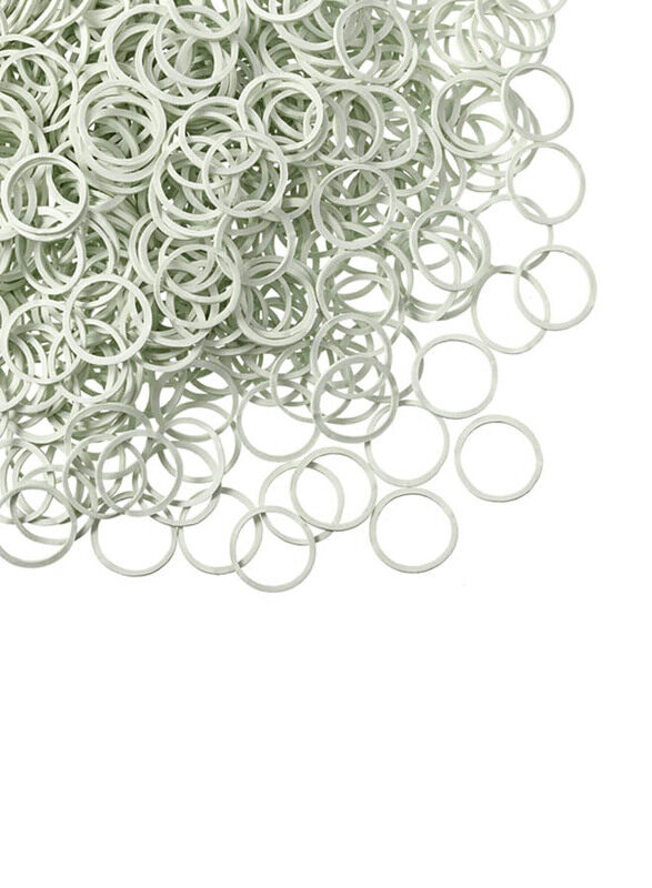 Hicarer 1.5cm Mini Soft Elastic Rubber Bands for All Hair Types, White, 1000 Pieces
Hicarer 1.5cm Mini Soft Elastic Rubber Bands for All Hair Types, White, 1000 Pieces