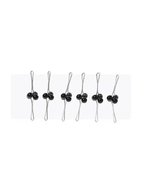 Fiaminasola Women Muslim Hijab Pearl Clip Brooch Scarf Safety Clip Pin, 12 Pieces, Black
Fiaminasola Women Muslim Hijab Pearl Clip Brooch Scarf Safety Clip Pin, 12 Pieces, Black