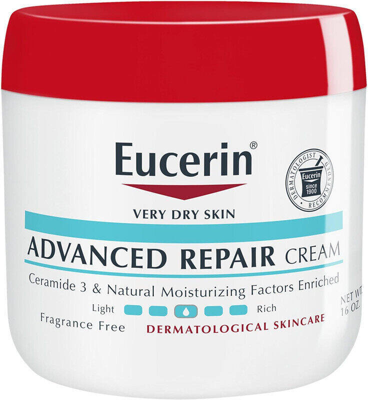 Eucerin Advanced Repair Body Cream, Fragrance Free Body Cream for Dry Skin, 16 Oz Jar
Eucerin Advanced Repair Body Cream, Fragrance Free Body Cream for Dry Skin, 16 Oz Jar
