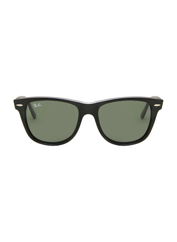 Ray-Ban Polarized Full-Rim Wayfarer Black Sunglasses Unisex, Green Lens, RB2140 901, 50/22/150
Ray-Ban Polarized Full-Rim Wayfarer Black Sunglasses Unisex, Green Lens, RB2140 901, 50/22/150