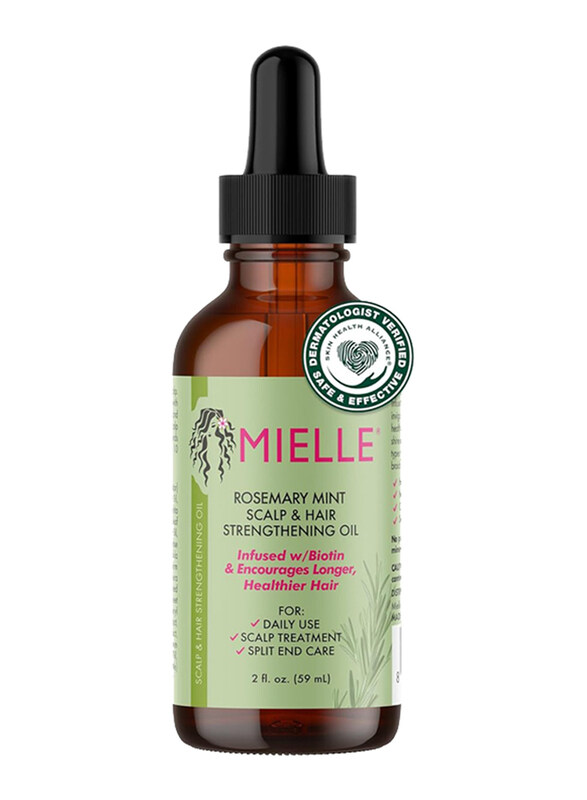 Mielle Organics Rosemary Mint Scalp & Hair Strengthening Oil for All Hair Types, 59ml
Mielle Organics Rosemary Mint Scalp & Hair Strengthening Oil for All Hair Types, 59ml