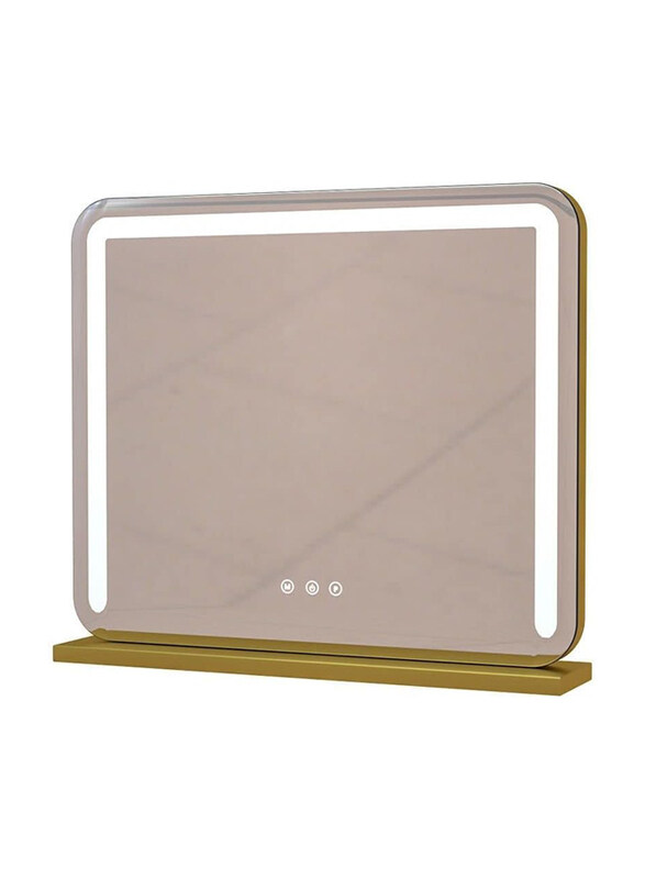 Generic AWD Makeup Mirror with LED Touch Light and Adjust Brightness to give you Soft Lighting, Metal Gold
Generic AWD Makeup Mirror with LED Touch Light and Adjust Brightness to give you Soft Lighting, Metal Gold