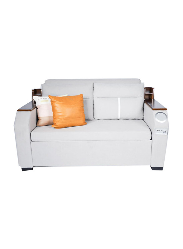 AWD Modern Extendable 2 in 1 Sofa Bed Daybed with Bottom, Side Pockets, Side Storage, USB Ports, Bluetooth and Speaker, 150cm, Light Grey
AWD Modern Extendable 2 in 1 Sofa Bed Daybed with Bottom, Side Pockets, Side Storage, USB Ports, Bluetooth and Speaker, 150cm, Light Grey