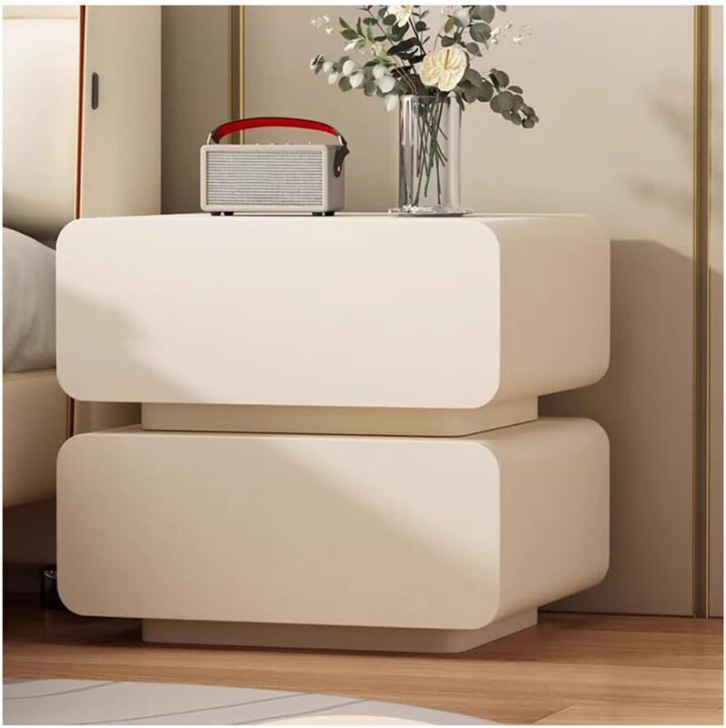 Generic Nightstand Bedside Table Bedroom Storage Cabinet Modern Bedside Table with LED Sensor Light and 2 Drawers for Bedroom Good, White
Generic Nightstand Bedside Table Bedroom Storage Cabinet Modern Bedside Table with LED Sensor Light and 2 Drawers for Bedroom Good, White