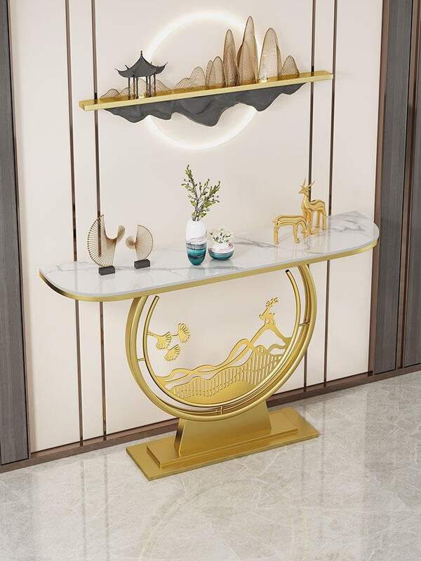 AWD Stylish Console Home Metal Frame with Slate Marble Top Tables for Entryway Living Room Office Enhance Home Decor Console, White
AWD Stylish Console Home Metal Frame with Slate Marble Top Tables for Entryway Living Room Office Enhance Home Decor Console, White
