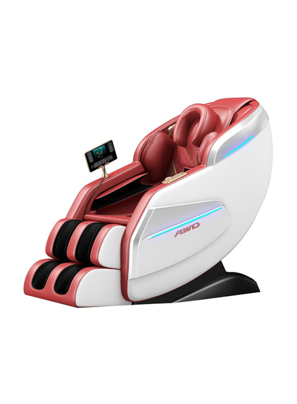 AWD Full Body Head to Toe Massage Chair with 5 Auto Programmes and Bluetooth Speaker, White/Red
AWD Full Body Head to Toe Massage Chair with 5 Auto Programmes and Bluetooth Speaker, White/Red