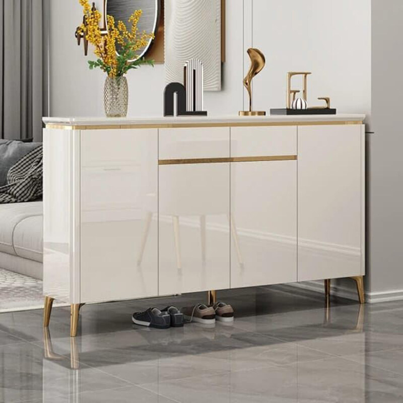 AWD Luxurious Wooden Shoe Cabinet with Adjustable Shelves and Drawers, Off White
AWD Luxurious Wooden Shoe Cabinet with Adjustable Shelves and Drawers, Off White