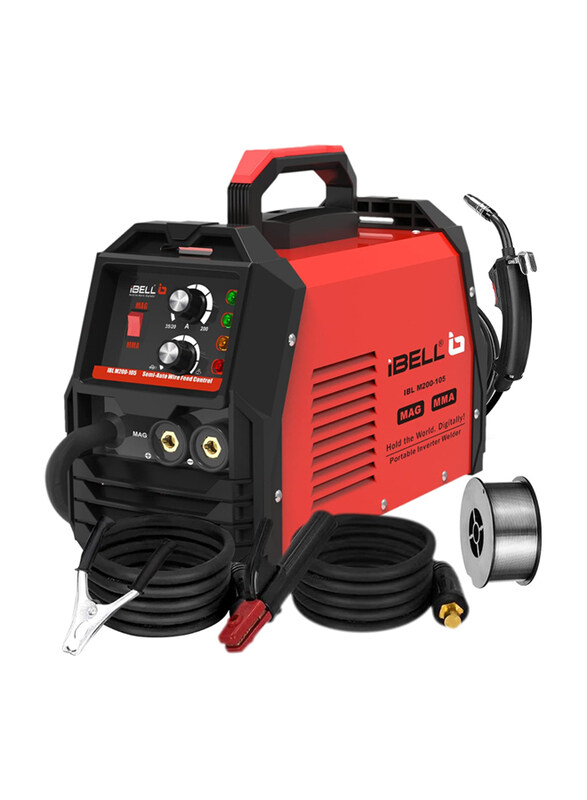 iBell MAG/MMA Welder Flux Cored Wire Gasless 5.0 KvA IGBT Inverter 2 in 1 Flux Core/Solid Wire MAG Welding Machine, 220V, IBL M200-105, Multicolour
iBell MAG/MMA Welder Flux Cored Wire Gasless 5.0 KvA IGBT Inverter 2 in 1 Flux Core/Solid Wire MAG Welding Machine, 220V, IBL M200-105, Multicolour