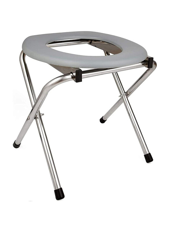 Generic Stainless Steel Portable Outdoor Folding Commode Toilet Seat for Camping Traveling Hiking Fishing Outdoor Living, Grey
Generic Stainless Steel Portable Outdoor Folding Commode Toilet Seat for Camping Traveling Hiking Fishing Outdoor Living, Grey