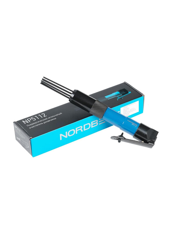 Nordberg Air Needle Scaler Air Powered Piston Stroke 32, 1/4" Inlet Diameter, NP5112, Multicolour
Nordberg Air Needle Scaler Air Powered Piston Stroke 32, 1/4" Inlet Diameter, NP5112, Multicolour