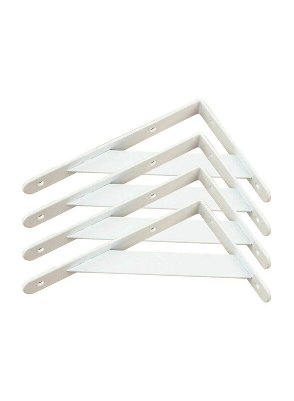 Generic 4-Piece 300mm 90 Degree Angle Decorative Corner Brace Shelf Brackets, Black/White
Generic 4-Piece 300mm 90 Degree Angle Decorative Corner Brace Shelf Brackets, Black/White