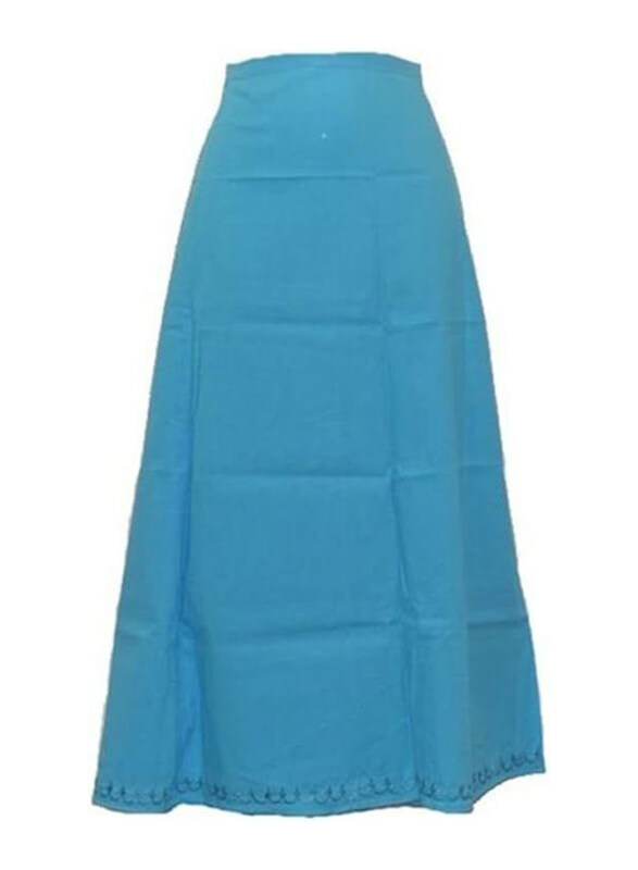 Da Facioun Women's Saree Sari Underskirt Matching Cotton Petticoat, Free Size, Blue
Da Facioun Women's Saree Sari Underskirt Matching Cotton Petticoat, Free Size, Blue