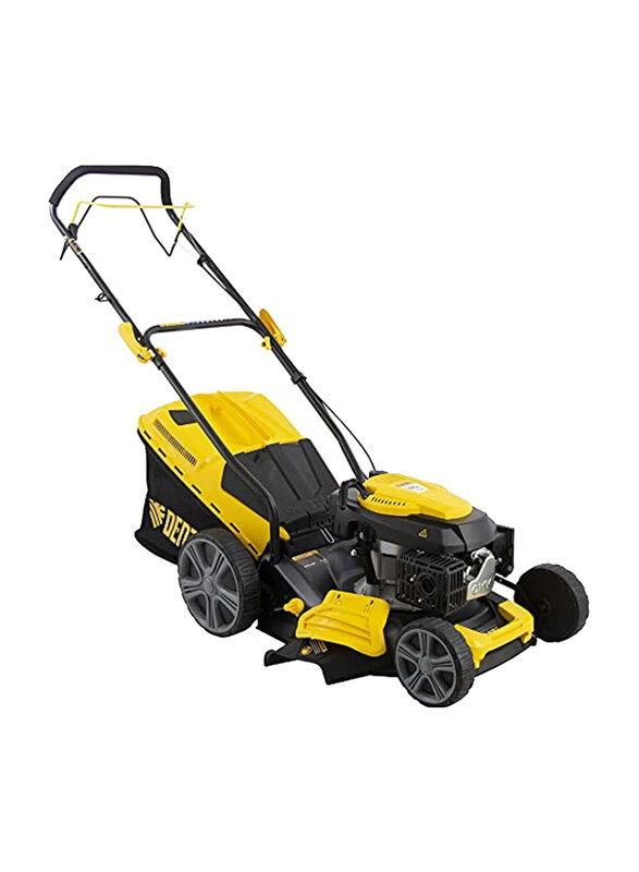 Denzel 50L Drive 7 Levels Grass Catcher Gasoline Lawn Mower Villas/Garden/Parks/Sports Grounds and Commercial Use, Yellow/Black
Denzel 50L Drive 7 Levels Grass Catcher Gasoline Lawn Mower Villas/Garden/Parks/Sports Grounds and Commercial Use, Yellow/Black