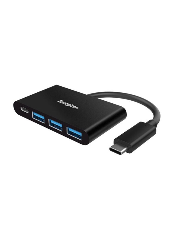 Universal Energizer USB-C Hub with 1 USB-C Port and 3 USB-A Ports for MacBook Pro/Air/Samsung /Huawei/LG/Chromebook/iPad Pro/Air 5, Black
Universal Energizer USB-C Hub with 1 USB-C Port and 3 USB-A Ports for MacBook Pro/Air/Samsung /Huawei/LG/Chromebook/iPad Pro/Air 5, Black