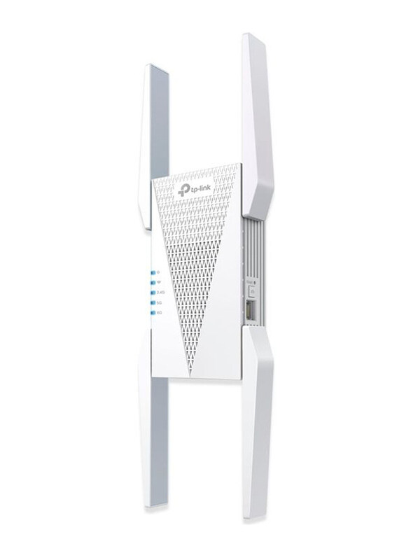 TP-Link AXE5400 Wi-Fi 6E Range Extender Signal Booster for Home, Tri-Band, RE815XE, White
TP-Link AXE5400 Wi-Fi 6E Range Extender Signal Booster for Home, Tri-Band, RE815XE, White